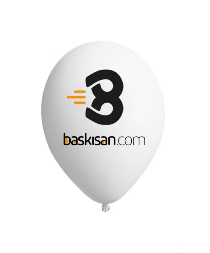 Baskılı Balon Tek Yüze İki Renk