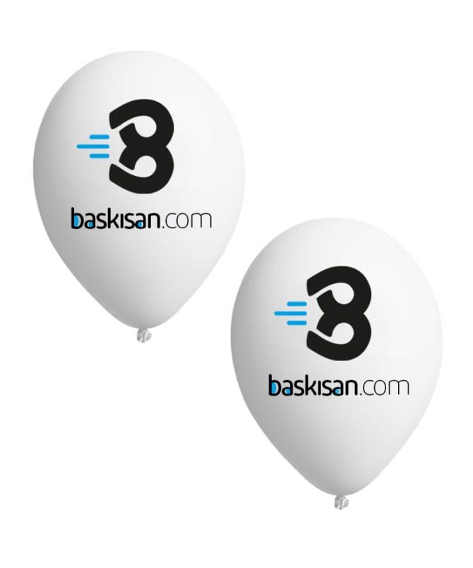 Baskılı Balon Çift Yüze Çift Renk